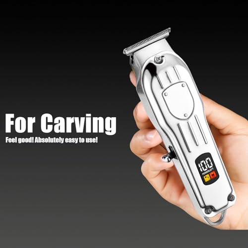 Professional Hair Clippers for Men (Silver)