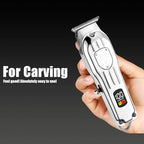 Professional Hair Clippers for Men (Silver)