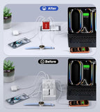 2Pack USB C Fast Charger Block (Red)