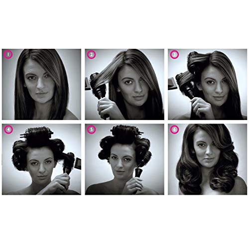 Round Brush for Blow Out (6 Count (Pack of 1))