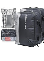 Black Voyage Reusable Vacuum Compression Travel Bag for Carry (Gray (2-Pack) / Large)