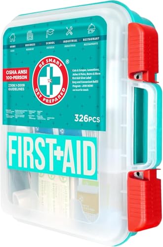 First Aid Kit (Red / 327 Piece Set)