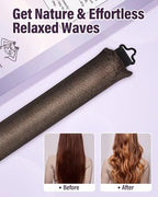 Heatless Hair Curler Overnight Curls (Brown(Pack of 3))
