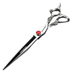 6/7/8/9 Inch High Quality Hair Clipper for Japanese Barbers 440C (8 Inch Flat) (8 Inch Flat)