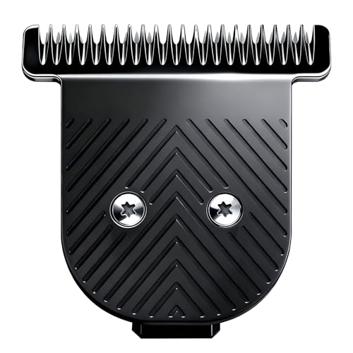Premium Stainless Steel T Blade Replacement for MANSCAPED The Beard Hedger (Black-1)