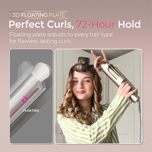 CurlPro Plus Automatic Rotating Curling Iron (1 inch / Gold)