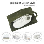 6pcs Portable Shoe Organizer (Dark Green)
