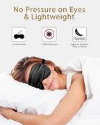 4 Pack Silk Sleep Mask (004 Black*4pcs)