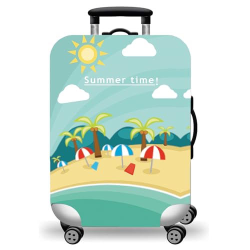 Travel Luggage Cover Suitcase Cover Protector Skins 18 (Beach / S (for 18--20 inch luggage))