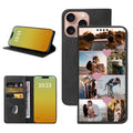 Custom Wallet Phone Case for iPhone 16 Pro (iPhone 16 Pro / Black-E)