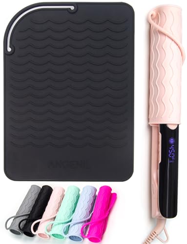 Heat Resistant Mat for Curling Irons (Black)