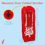 Gate Check Travel Bag for Umbrella Strollers (Red)