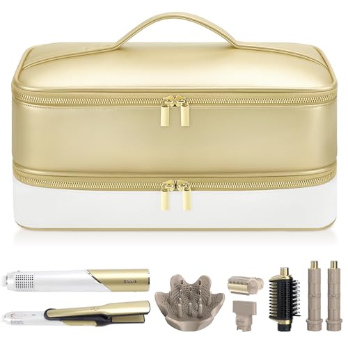 Travel Hair Dryer Case for Shark Glam (Gold)