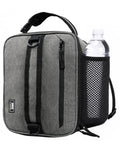 Expandable Small Lunch Box for Men Women Kids to Work School (Gray)