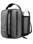 Expandable Small Lunch Box for Men Women Kids to Work School (Gray)