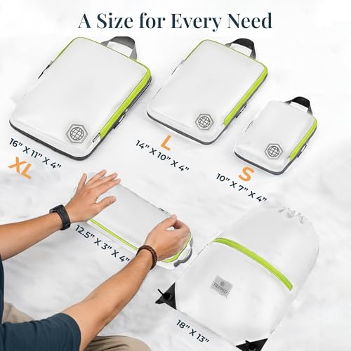 Extra Large Compression Packing Cubes 6 (White)