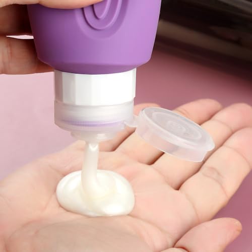 Travel Bottles for Toiletries (Purple-6oz)