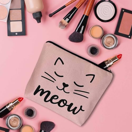 Cat Cute Cosmetic Bags For Women (9 x 7.1 inch / Cat Cute)
