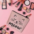 Cat Cute Cosmetic Bags For Women (9 x 7.1 inch / Cat Cute)