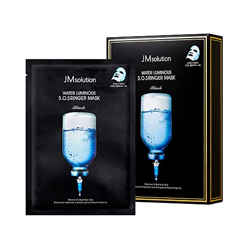 Water Luminous SOS Ringer Mask Plus Black 10 Sheets
