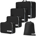 Packing Cubes for Travel 5 Set Black (Black / 5PCS)