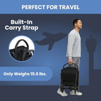 Icon Ultra Compact Lightweight Everyday & Travel Stroller (Black)