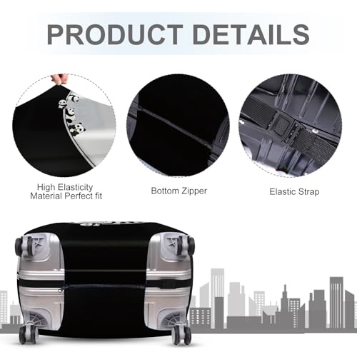 Panda Family Luggage Cover (#42 / L(fits 28-30Inch suitcase))