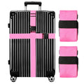 Luggage Straps for Suitcases TSA Approved (Pink)