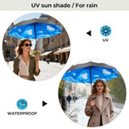 Compact Travel Umbrella (High clouds (Auto) / 44 inches)