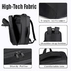 Vacuum sealed travel computer backpack (Jet Black)