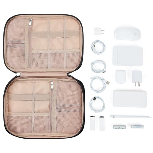Travel Cord Organizer (Single Layer / Black)