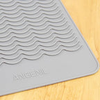 Large Heat Silicone Curling Irons Mat (Gray)