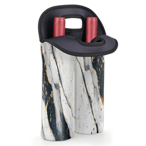 Wine Carrier Tote Personalized Bag for 2 Bottles (Style 21 / 10*14.5)