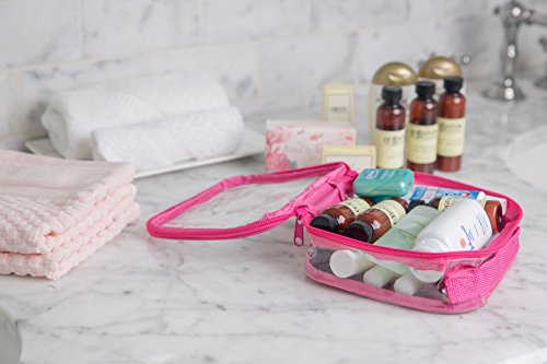 Clear TSA Approved 3 (Pink)