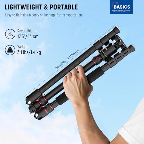 Basics Camera Tripod Monopod (TP15 w/Ball Head)
