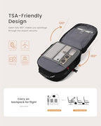 Large Laptop Backpack for Men (Black / 17 inch)