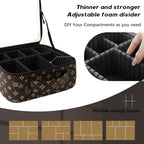 Makeup Bag with Led Mirror (Light Brown / with LED mirror)