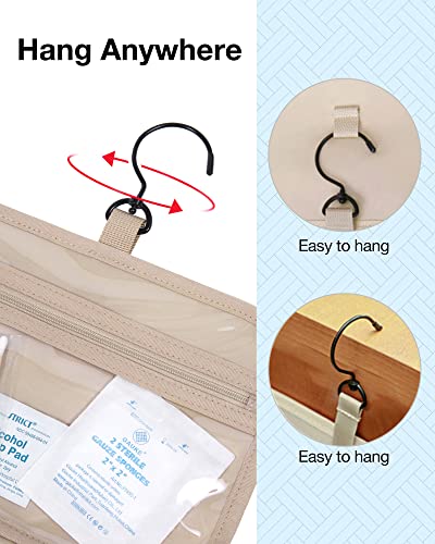 Hanging Travel Toiletry Organizer (Black)