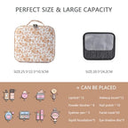 Makeup Bag with Led Mirror (Orange-1 / with LED mirror)