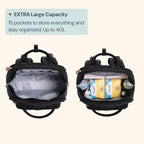 Extra Large Diaper Bag Backpack (XL / Black)