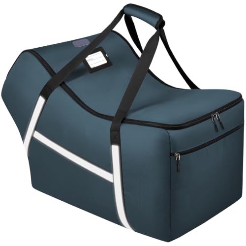 Infant Car Seat Travel Bag for Airplane Compatible with All Nuna Pipa Car Seat and Base (Blue)