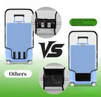 Luggage Covers Clear Suitcase Cover Protector (Black / 30 inch)