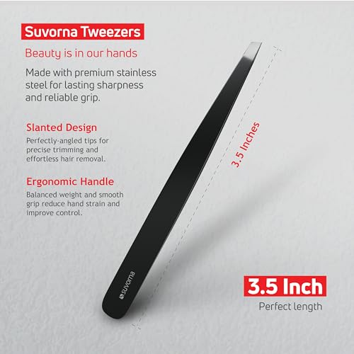 Premium Beard & Mustache Set with Beard scissors for men (4.5" Beard & Mustache Scissors / Black)