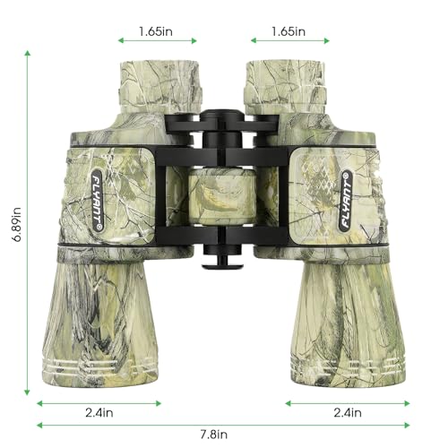 20x50 High Powered Binoculars for Adults (Green Camouflage)
