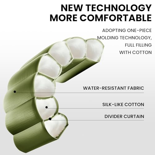 Sleeping Bag for Adults (Army Green / 87"x32.7")