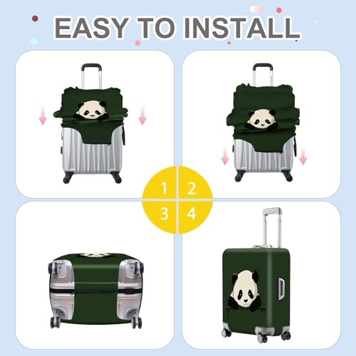 Panda Luggage Cover (#41 / M(fits 24-26Inch suitcase))