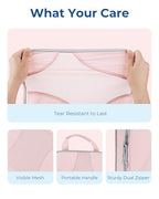 Compression Packing Cubes (Baby Pink)