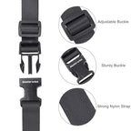 Buckle Straps with Clips (Black / 6’x1")