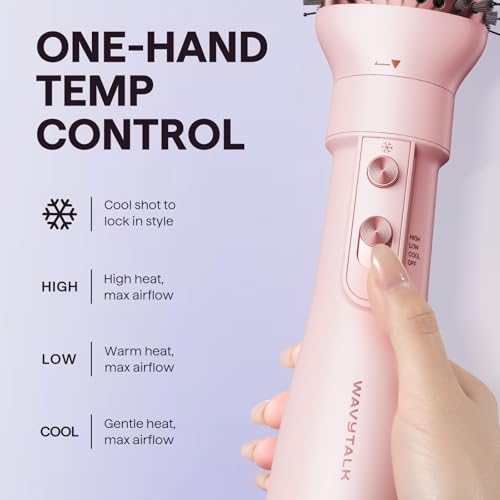 Hair Dryer Brush Set (Pink)
