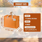 Heavy Duty Moving Bags (Autumn Orange / 13 Gallon-4 Pack)